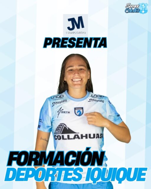 #LigaFemenina FORMACIÓN JM 
Lubricentro JM nos presenta la renovada formación titular y banca de suplentes de Deportes Iquique para enfrentar a Recoleta en el inicio de la Liga Femenina. 

El partido comienza a las 11:00 y será transmitido por YouTube. 

Foto: CDI Media.

#VamosDragonas #VamosIquique #DaleIquiqueDale #TodosSomosCelestes