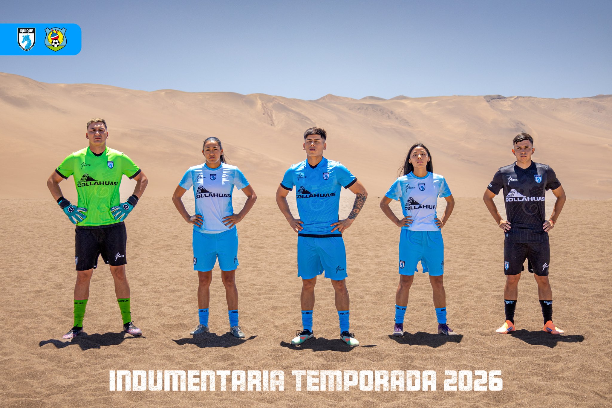 Deportes Iquique presentó sus nuevas indumentarias 2026