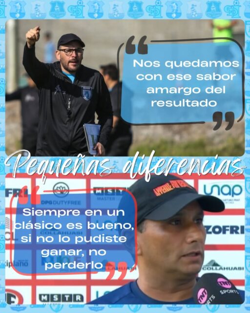 #Ascenso2026 
Comenzamos a cerrar el capítulo 109 del #ClasicoDelNorte con la voz de los directores técnicos. 

Mientras uno se lamenta y juzga de amargo el resultado, el otro se va contento porque no perdió. 

Pequeñas diferencias...